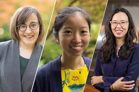 Three professors: Amy Orsborn, Dianne Xiao and Amy Zhang